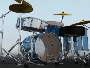 drum kit 3D Модель