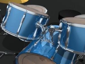 drum kit 3D Модель