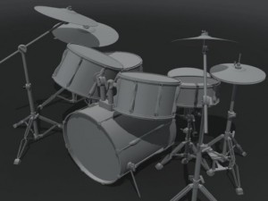drum kit 3D Модель