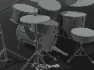 drum kit 3D Model