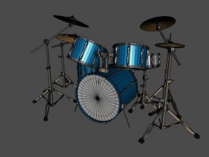 drum kit 3D Модель
