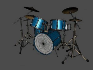 drum kit 3D Model
