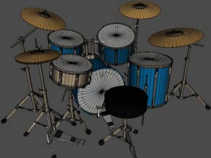 drum kit 3D Model