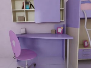 violetta kids room 3D Model