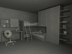 violetta kids room 3D Model