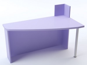heart chairdeskshelving Model 3D