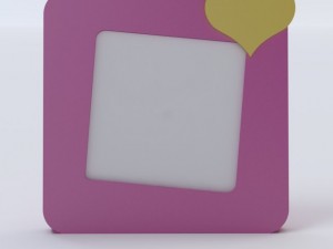 violetta photo frames 3D Model