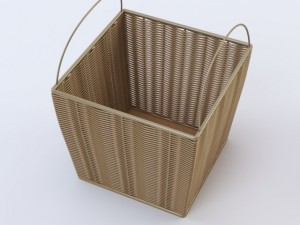 wicker baskets 3D Model