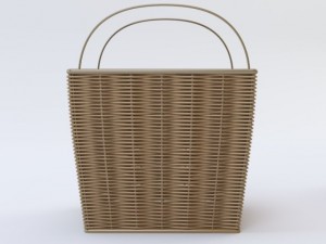 wicker baskets 3D Model