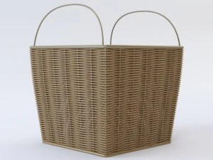 wicker baskets 3D Model