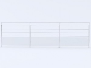 iron railings 2 3D Model
