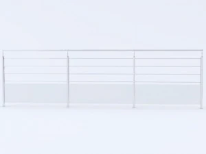 iron railings 2 3D Model