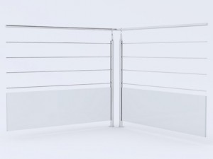 iron railings 2 3D Model