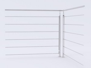 iron railings 3 Modello 3D