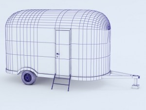 american caravan 3D Model
