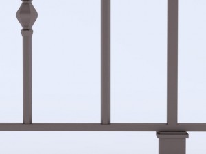 iron railings 4 3D Model