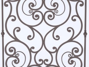 iron railings 5 3D 模型