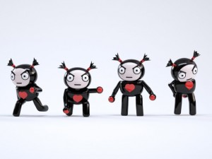 anime garu 3Dモデル