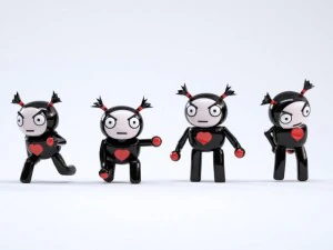 anime garu 3D Model