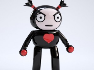 anime garu 3Dモデル