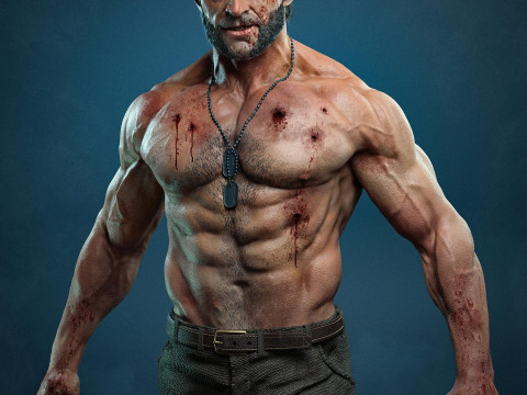 Wolverine sliced 3d print 3D Print Model