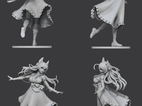 Fenrys Chillin in another world sliced 3D Print Model