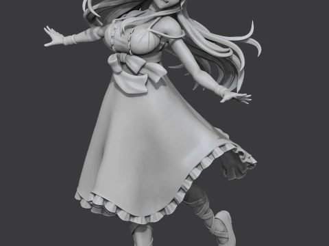 Fenrys Chillin in another world sliced 3D Print Model