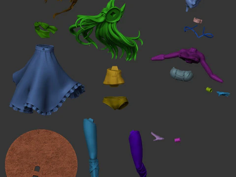 Fenrys Chillin in another world sliced 3D Print Model