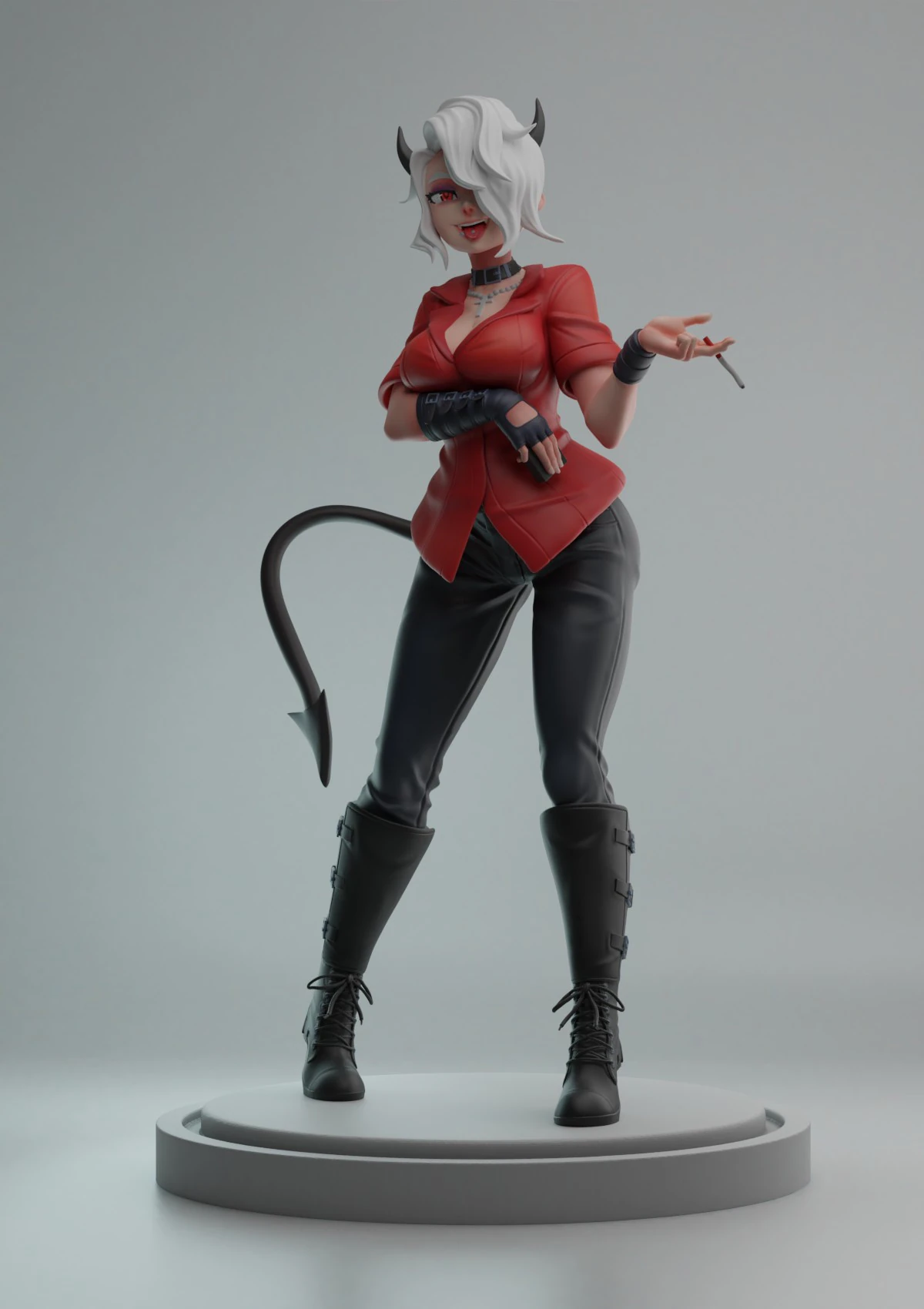 Helltaker zdrada sliced 3D Print Model .c4d .max .obj .3ds .fbx .stl .blend 