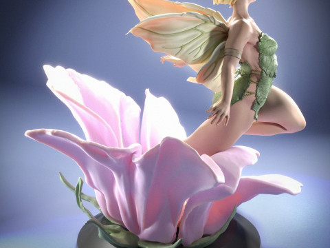Tinker bellsliced 3Dプリントモデル