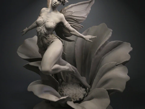 Tinker bellsliced 3D Print Model