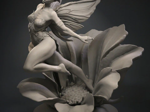 Tinker bellsliced 3D Print Model