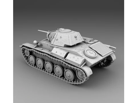 Танк Т 70 в сборе 3D Принт Модель