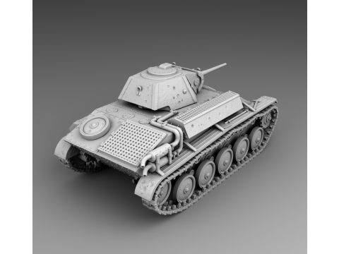T 70 tank assembly 3D Print Model