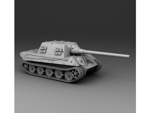 Jagdtiger tank assembly 3D Print Model