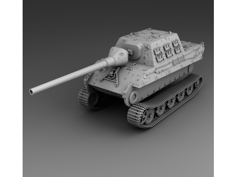 Jagdtiger tank assembly 3D Print Model