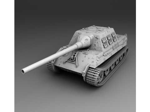 Jagdtiger tank assembly 3D Print Model