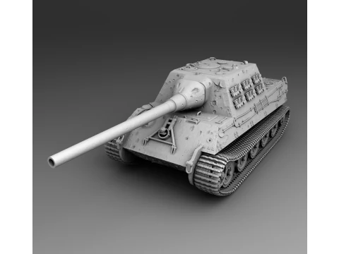 Jagdtiger tank assembly 3D Print Model