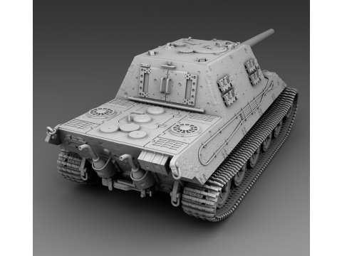 Jagdtiger tank assembly 3D Print Model