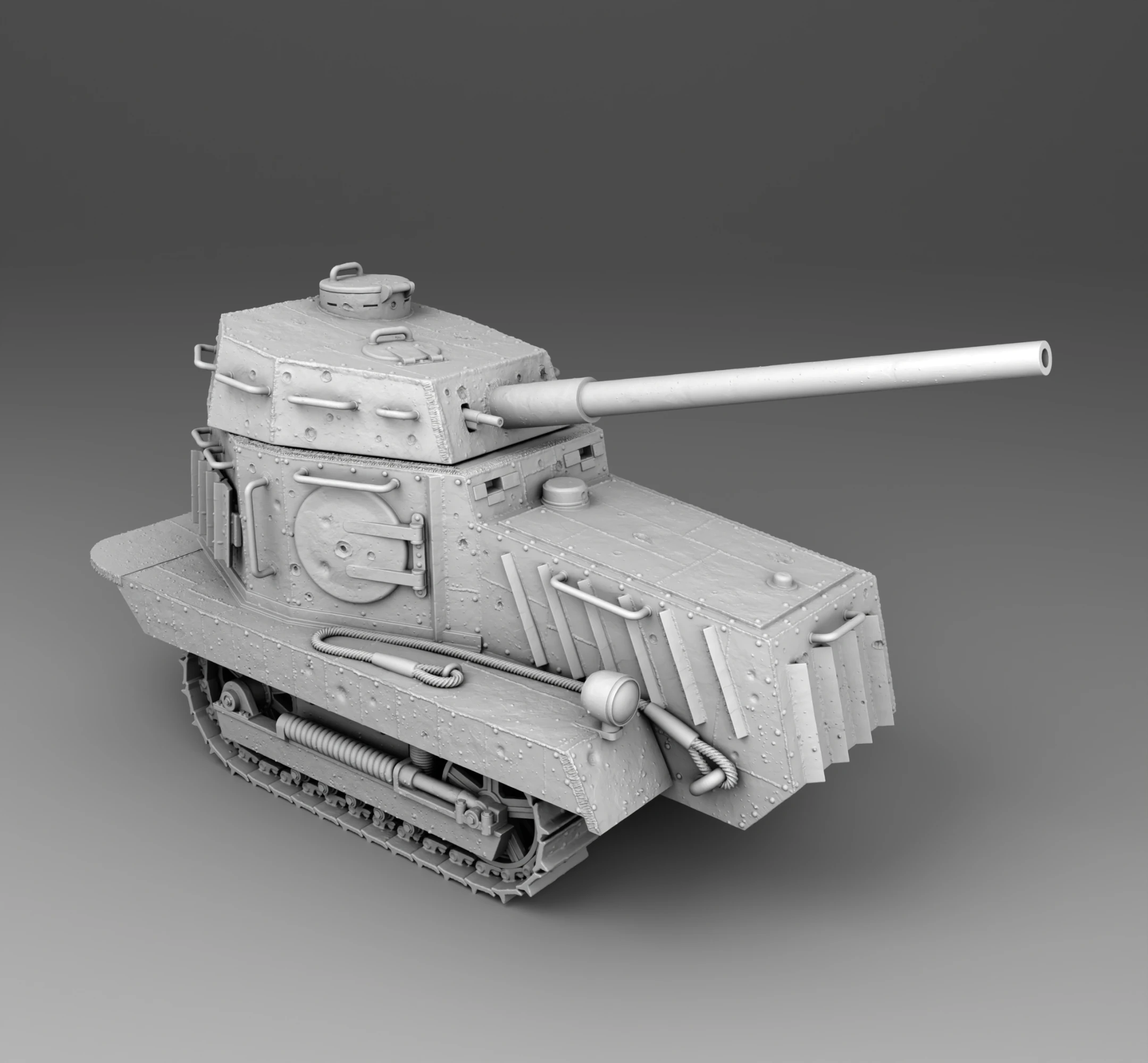 KhTZ-16 assembly 3D Print Model .c4d .max .obj .3ds .fbx .stl .blend