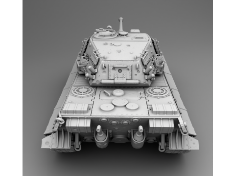 Tiger II assembly 3Dプリントモデル