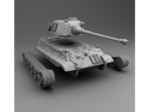 Tiger II assembly 3Dプリントモデル