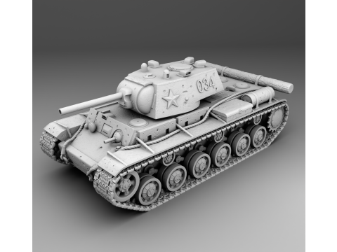 KV-1 assembly Model Cetak 3D