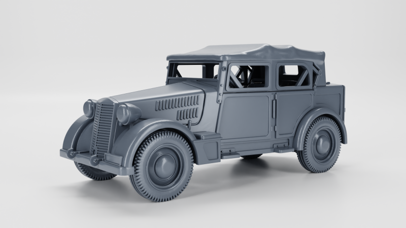 Fiat 508 assembly Model Cetak 3D .c4d .max .obj .3ds .fbx .stl .blend