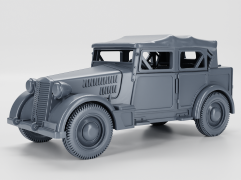 Fiat 508 assembly 3D Print Model