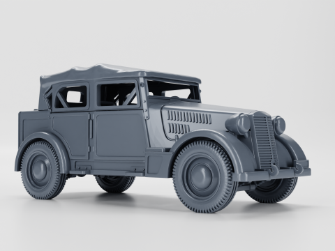 Fiat 508 assembly Model Cetak 3D