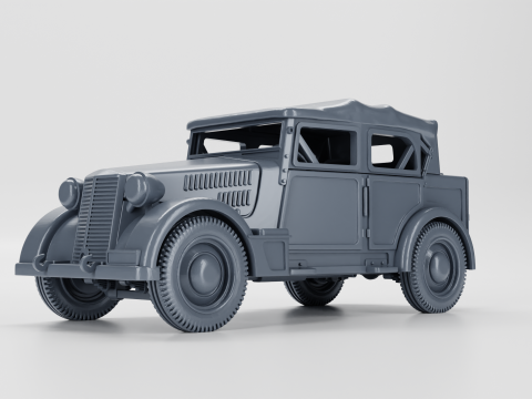 Fiat 508 assembly Model Cetak 3D