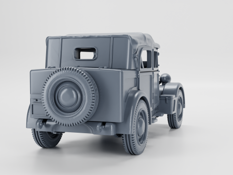 Fiat 508 assembly Model Cetak 3D