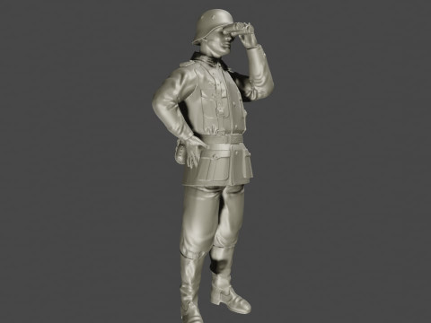 SdKfz7-1 - 20mm Flakvierling 38 3D Baskı Modeli