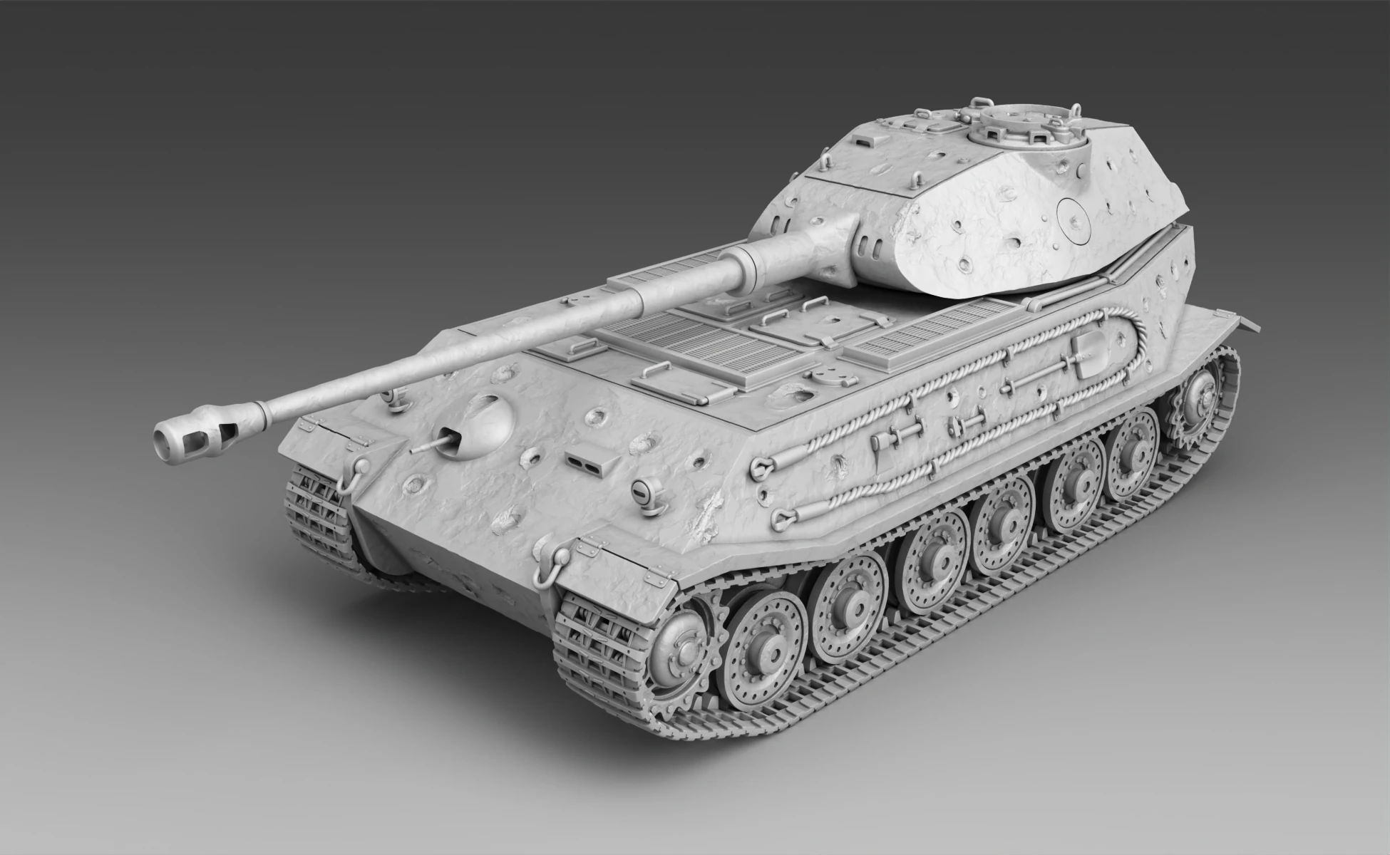 VK 4502P 3D Print Model .c4d .max .obj .3ds .fbx .stl .blend 